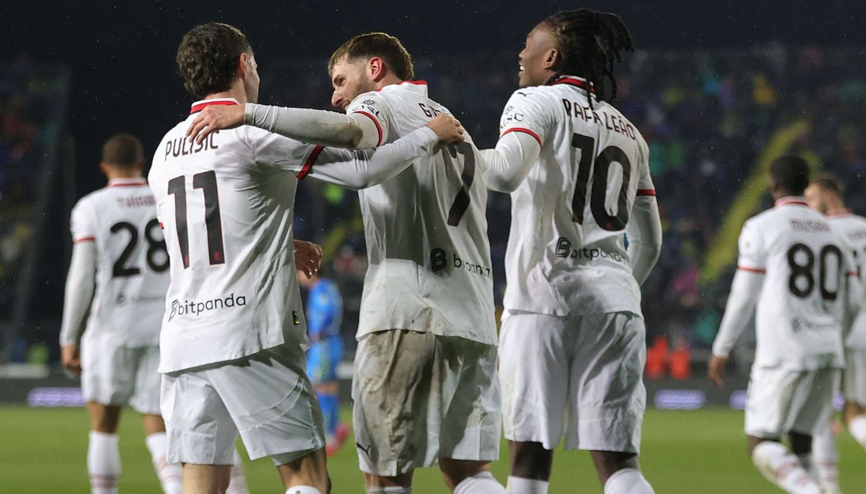 Prova di forza del Milan: 2 a 0 a Empoli, decidono Leao e la prima perla di Gimenez 