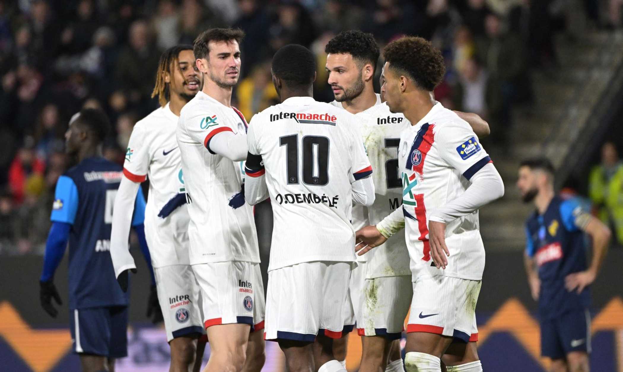 Coppa di Francia, il PSG vince 7-0 e va in semifinale. Il Brest esce contro il Dunkerque