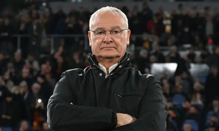 Claudio Ranieri during the​ match