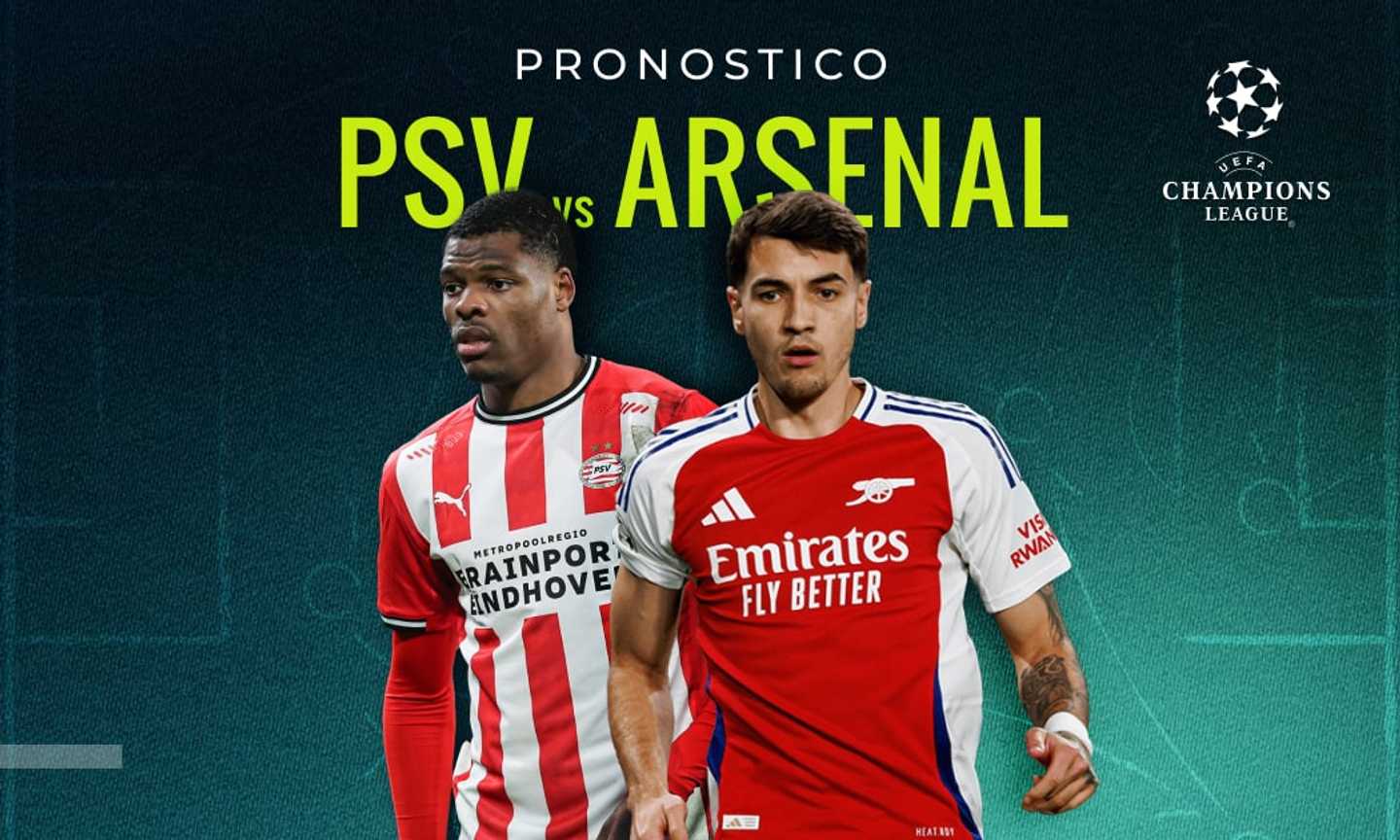 PSV-Arsenal pronostico e quote, quale sarà il risultato esatto? Il parere dei bookies