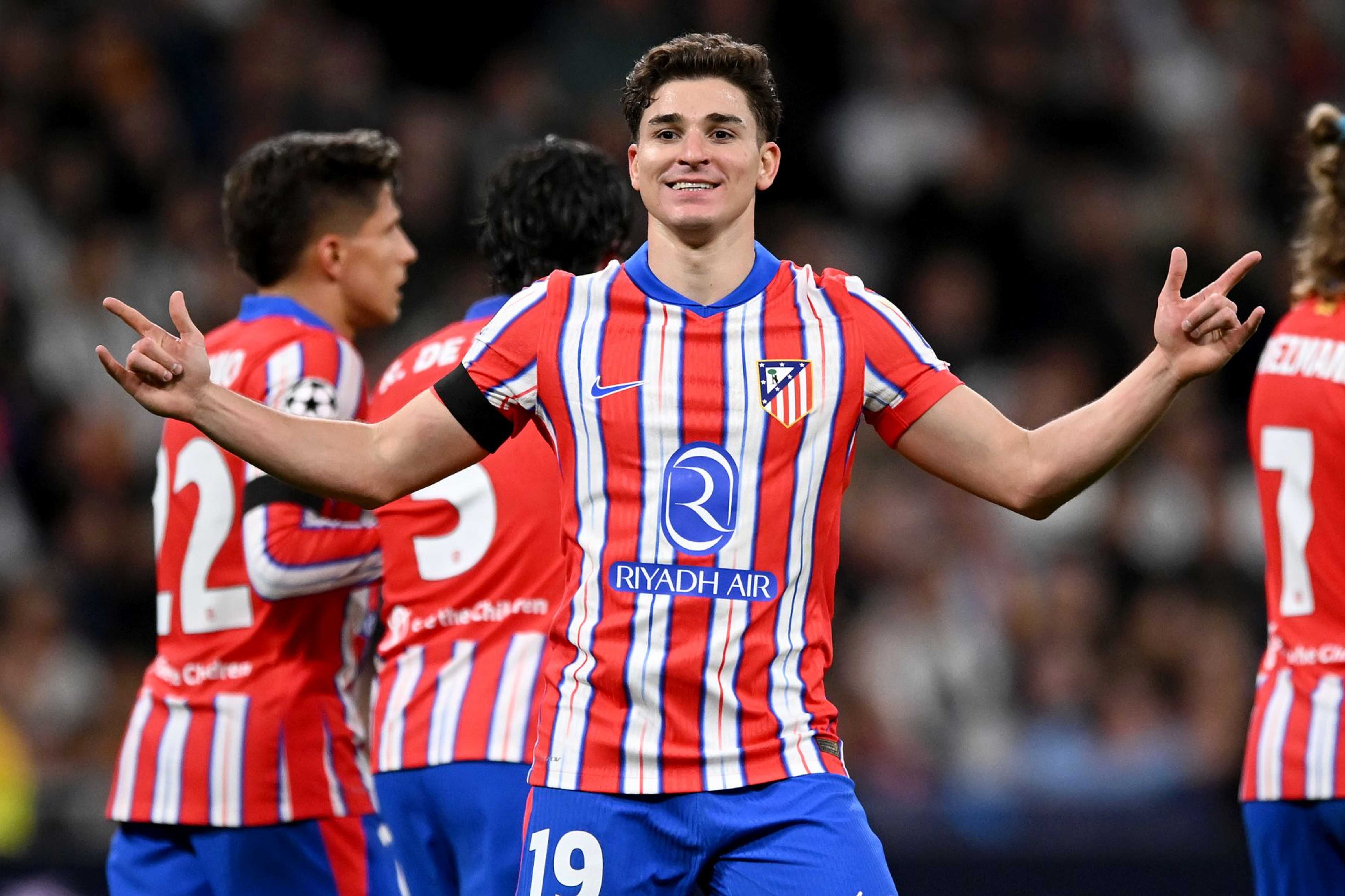 Real Madrid-Atletico Madrid 1-1 al 45': Rodrygo apre, risponde Alvarez con una magia