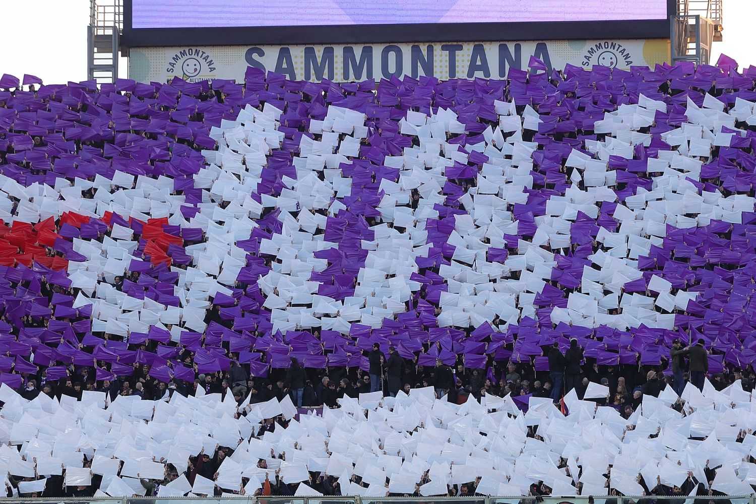 Fiorentina, solo una multa per la coreografia contro la Juventus