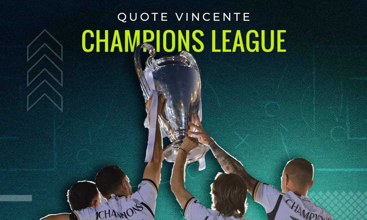 Quote vincente Champions League 2025, il parere dei bookies sulle favorite