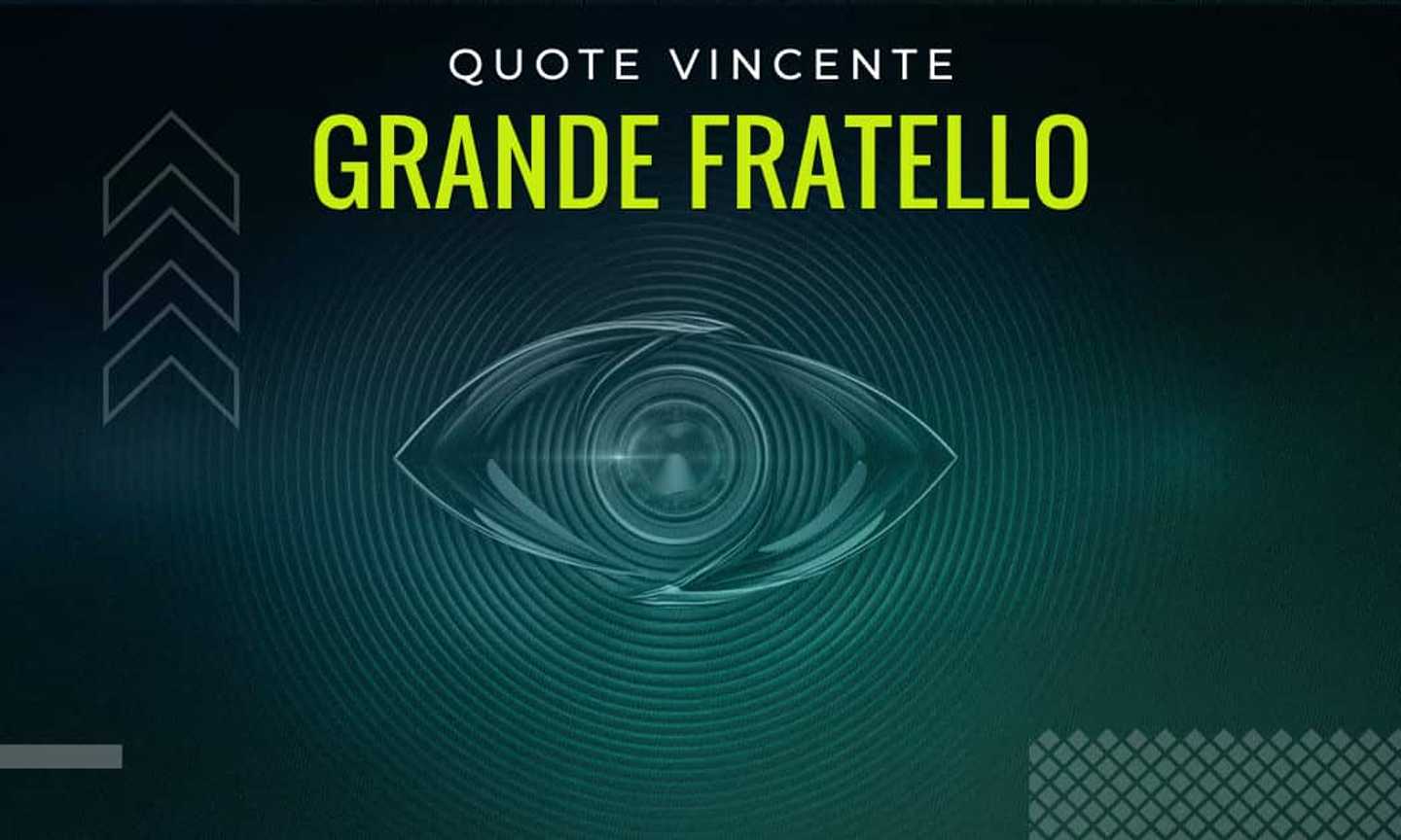 Quote vincente Grande Fratello, le scommesse sui favoriti del GF Vip