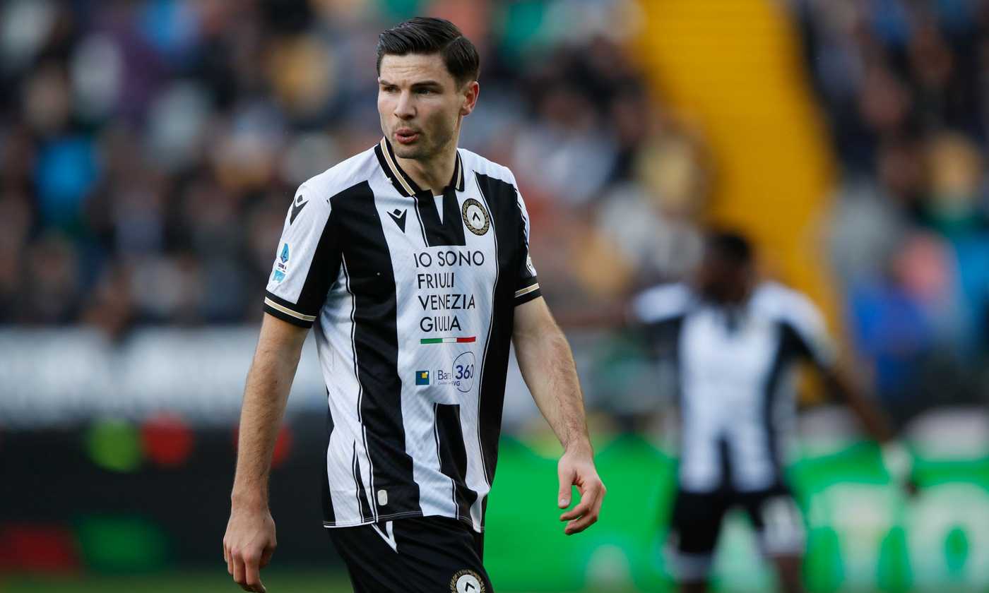 Udinese, si ferma Ekkelenkamp: fuori prima dell'intervallo contro il Bologna, le condizioni