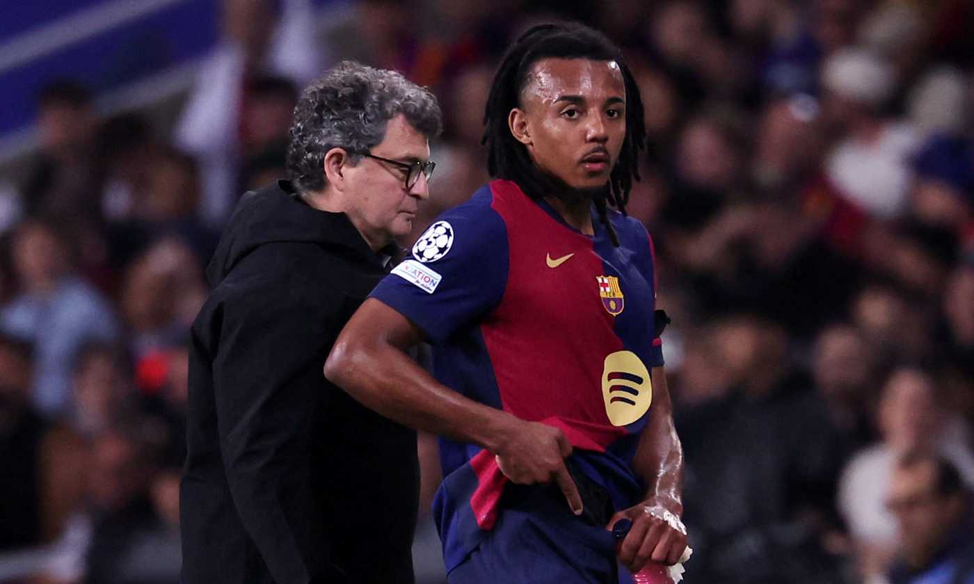 Tegola Barcellona: si ferma Koundé, a forte rischio il ritorno con l'Inter e il Clasico