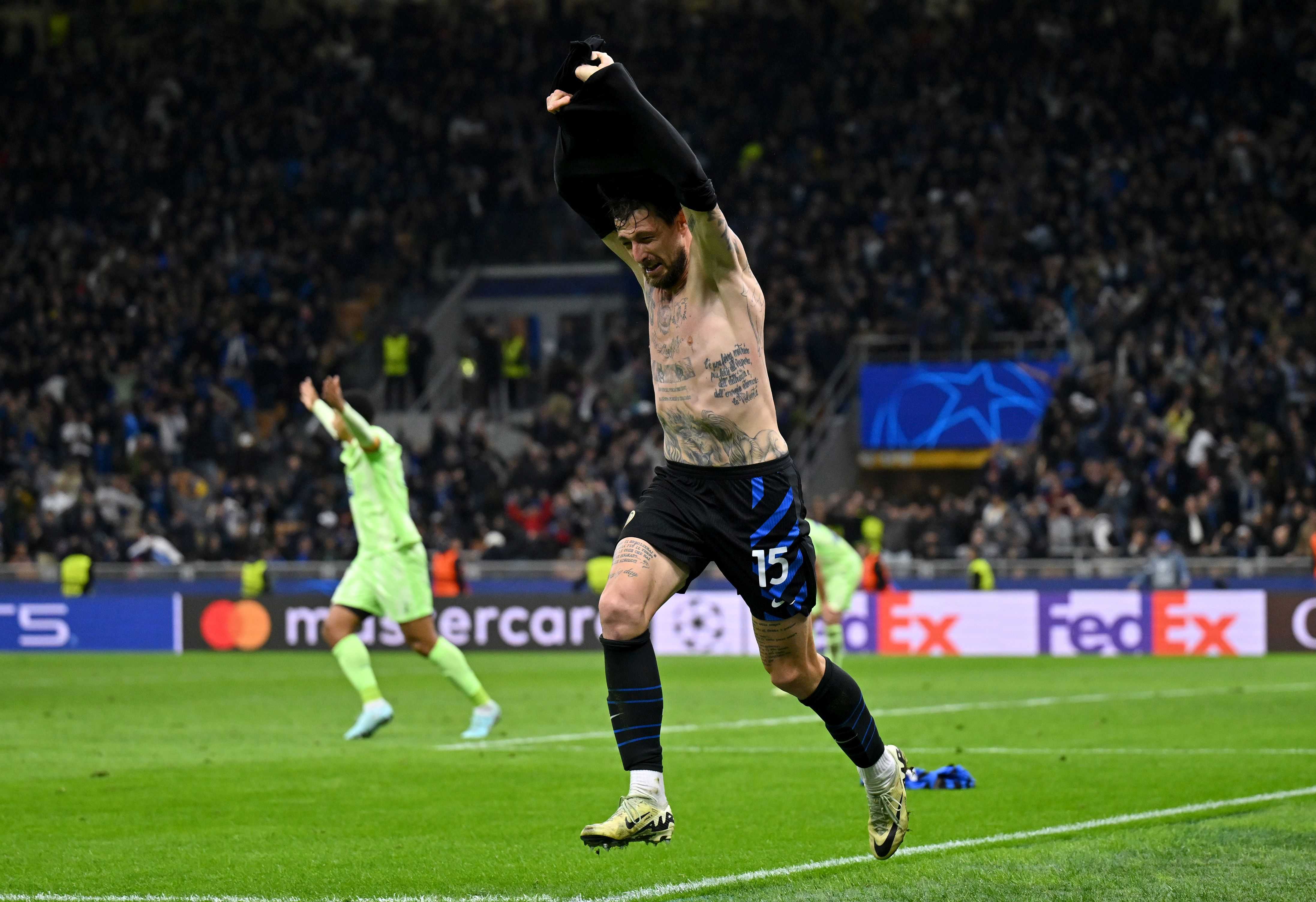 Inter-Barcellona 3-3 LIVE ai supplementari: miracolo di Acerbi, pareggio al 93'!