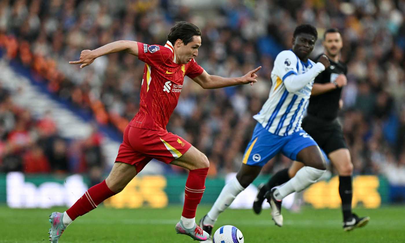 Premier League, Chiesa titolare ma il Liverpool perde a Brighton: 3-2 firmato Hisnhelwood, può valere la Conference