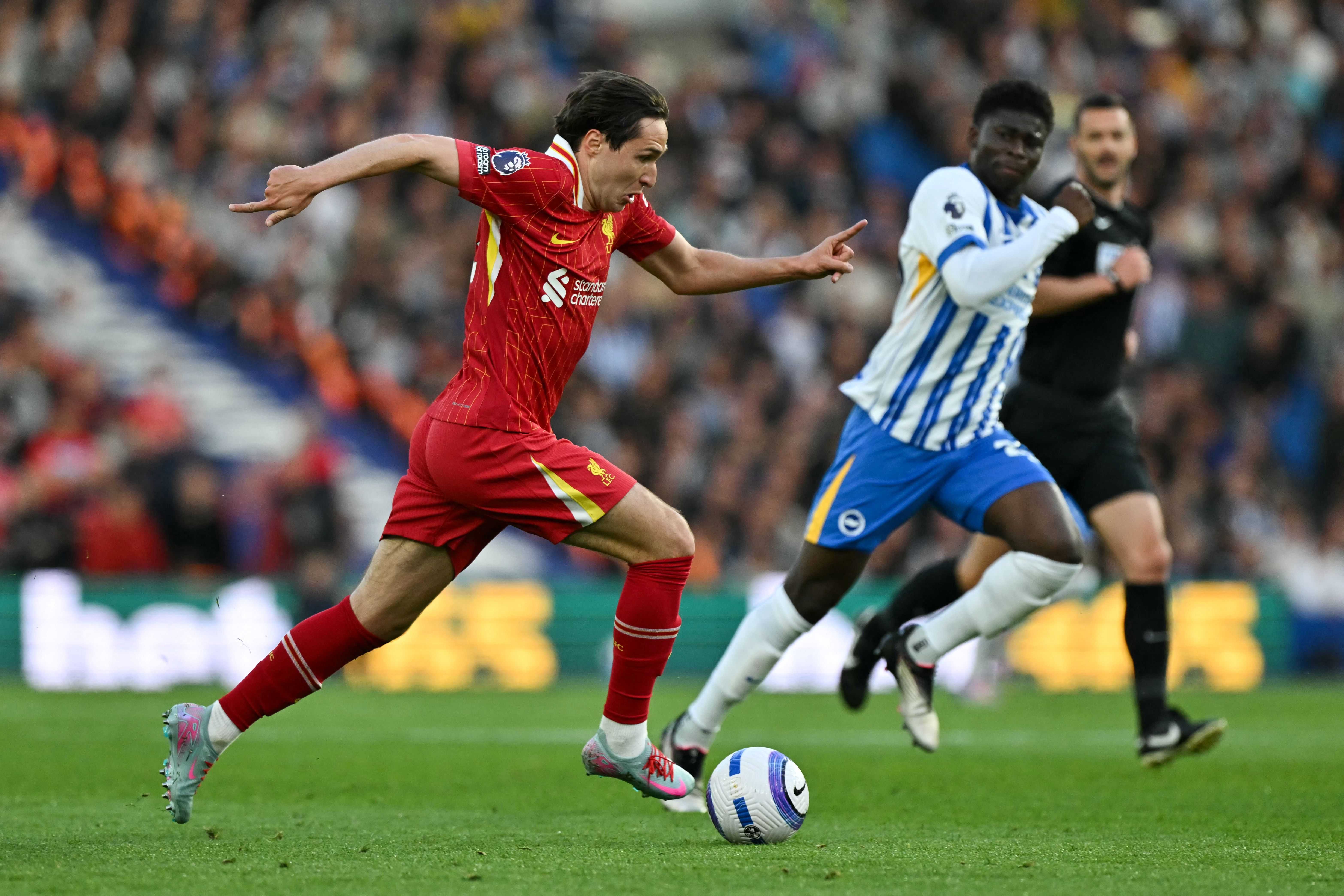Premier League, Chiesa titolare ma il Liverpool perde a Brighton: 3-2 firmato Hisnhelwood, può valere la Conference