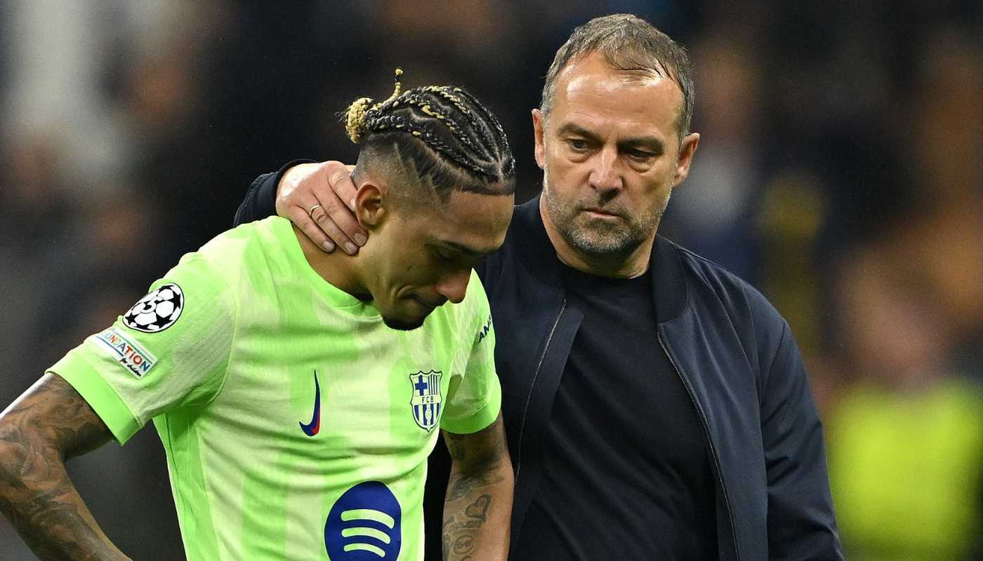 Barcellona, Flick: "Risultato ingiusto. Decisioni dell'arbitro tutte in favore dell'Inter"