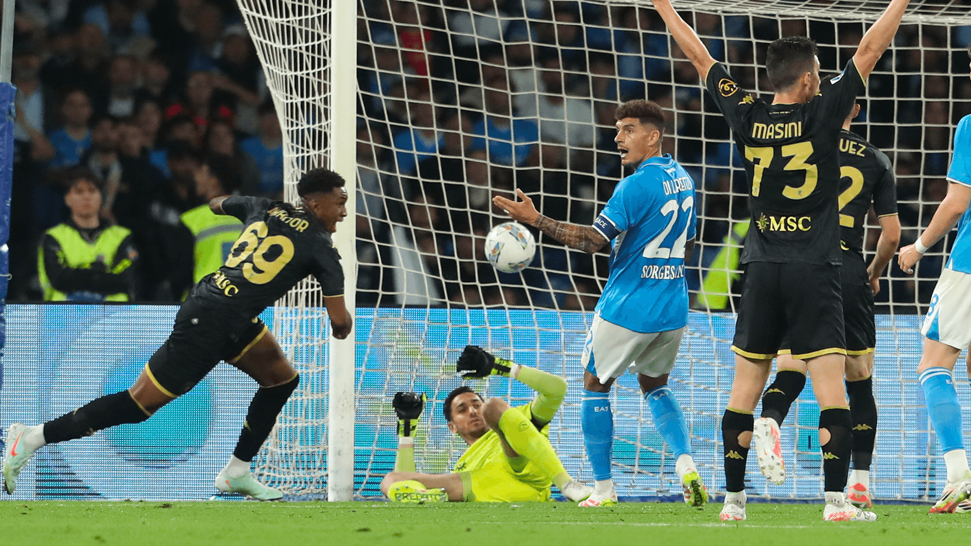 Napoli-Genoa 2-2: il tabellino