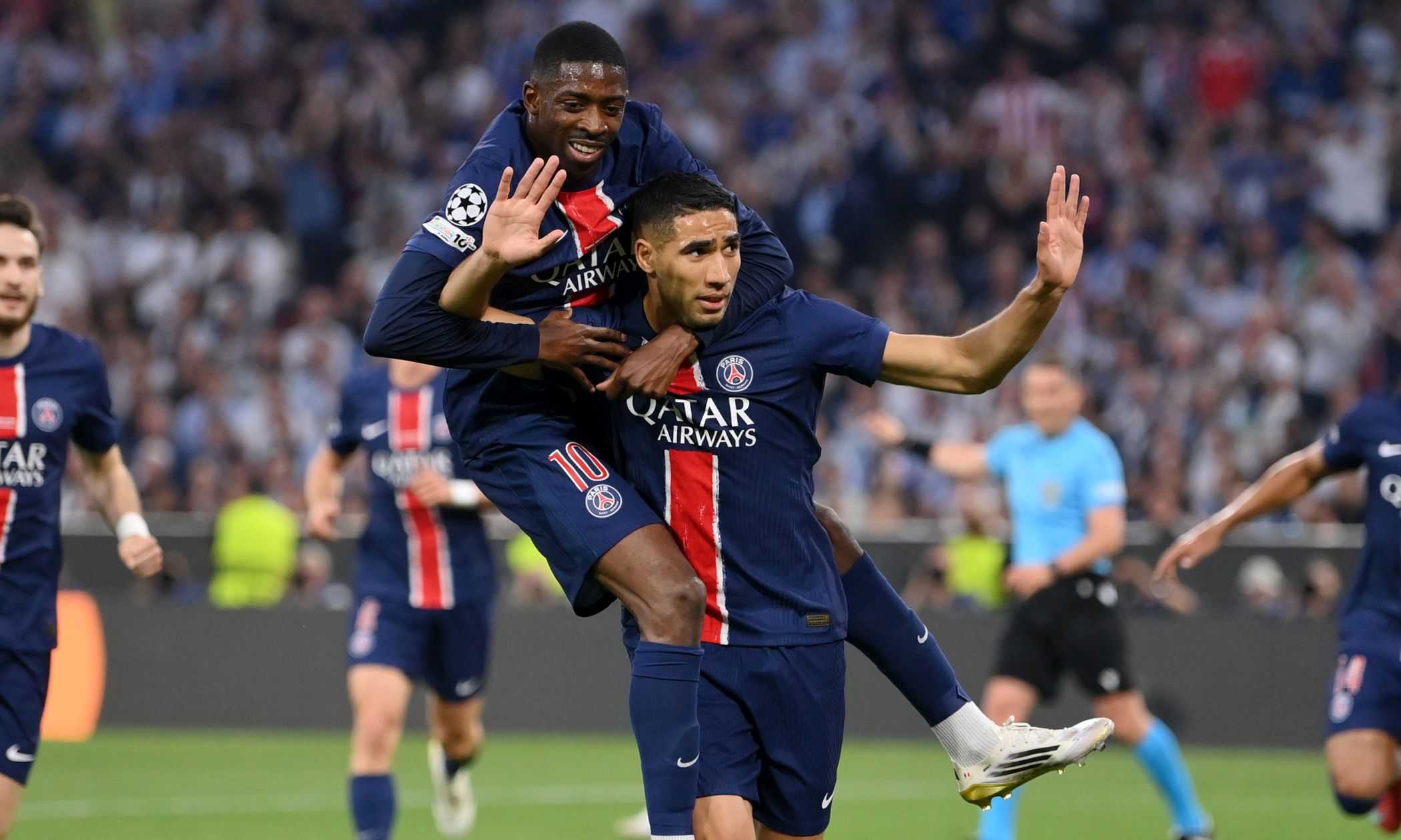 PSG-Inter LIVE 1-0: l'ex Hakimi! Segna e chiede scusa