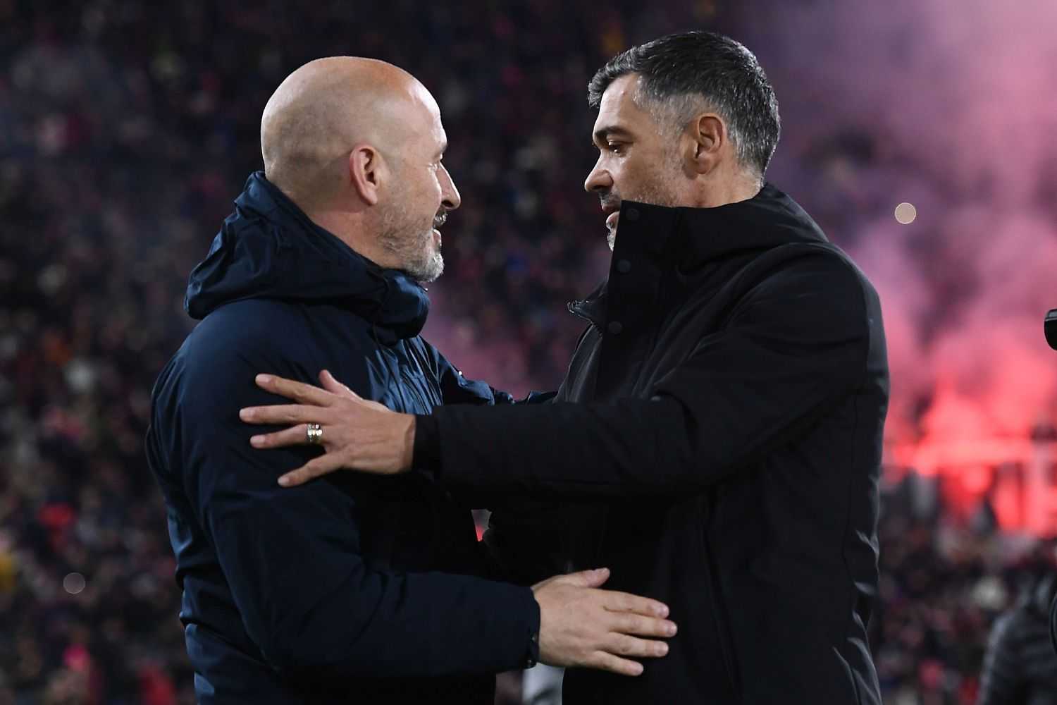 Milan-Bologna, Conceiçao vs Italiano atto terzo: in palio c'è anche il futuro