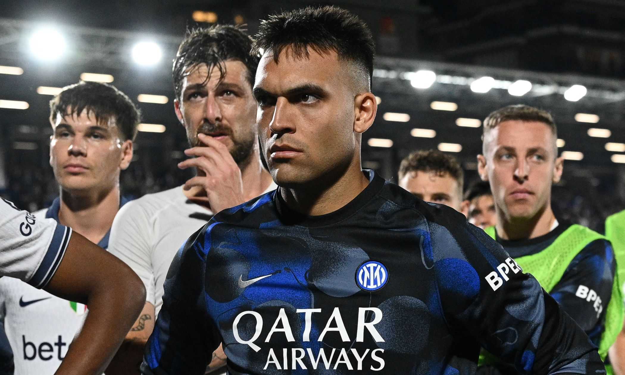 Inter, Lautaro Martinez in lacrime a fine partita