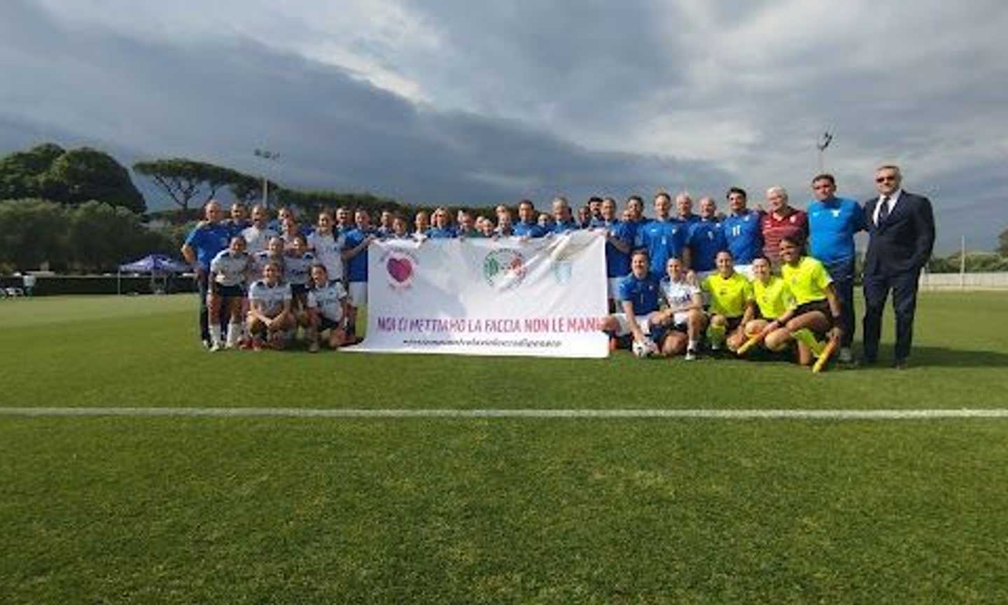 Lazio Women, amichevole contro la Nazionale parlamentari per la campagna contro la violenza di genere