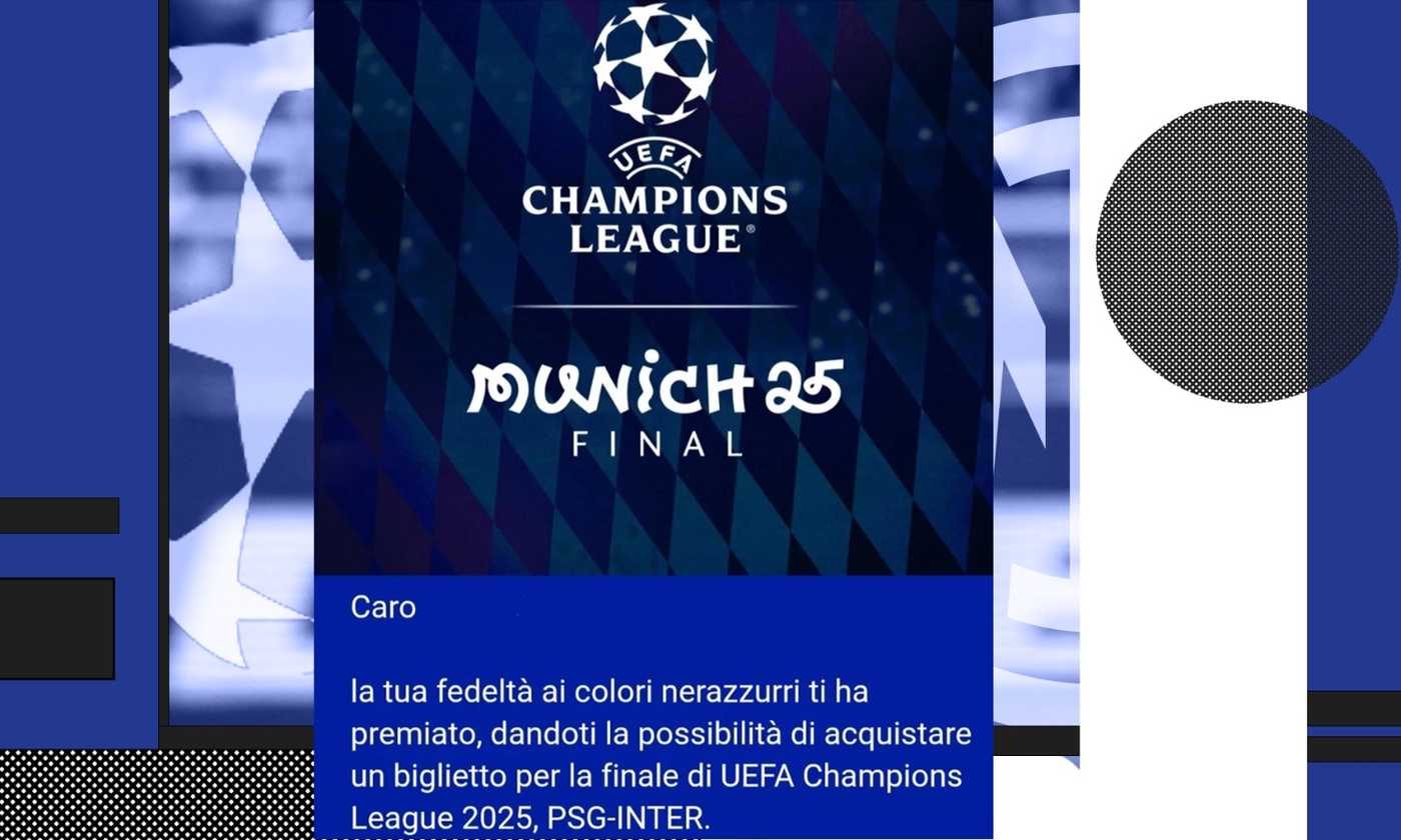 Biglietti finale Champions League Psg-Inter: da oggi si possono comprare