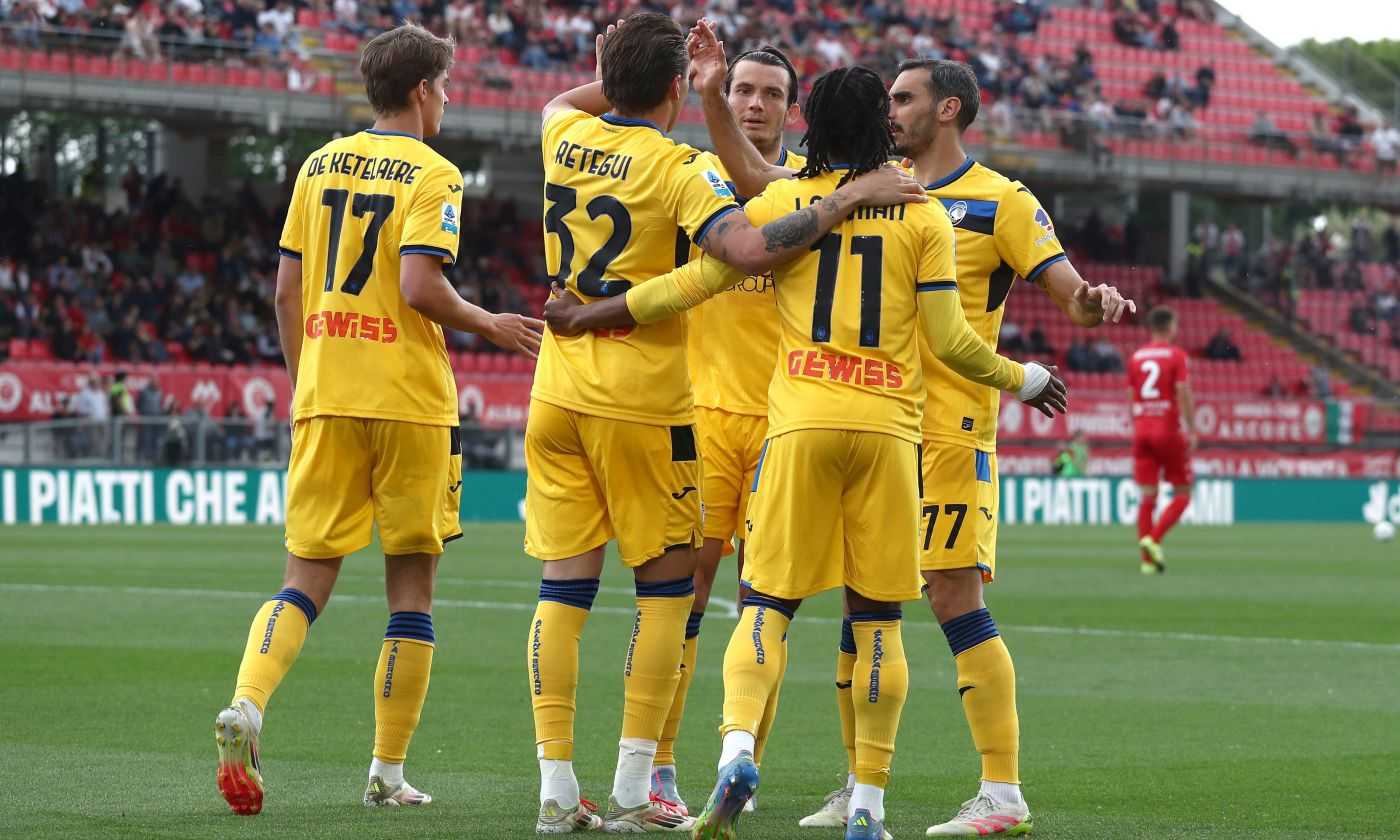 Monza-Atalanta 0-4: il tabellino