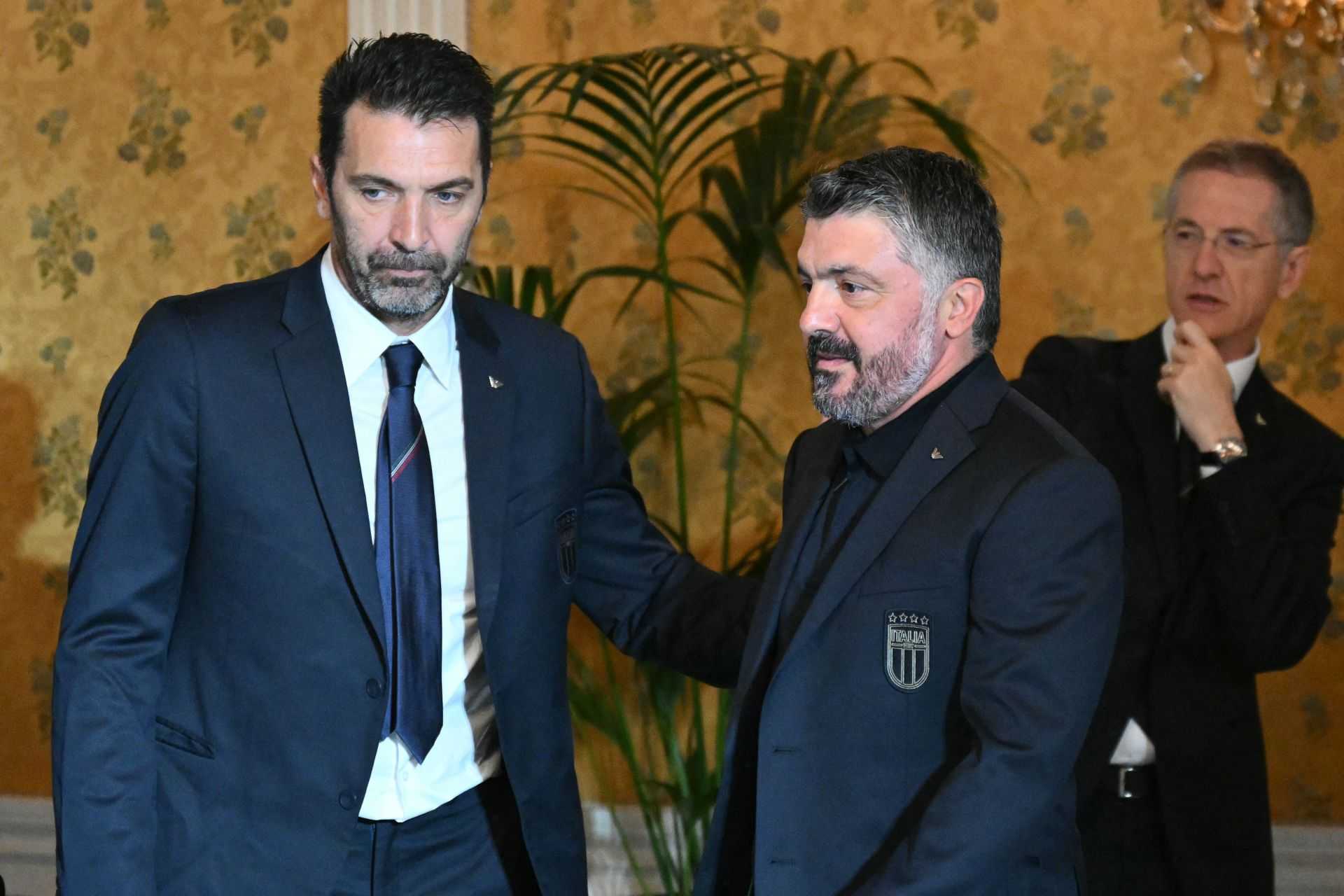 Italia, ecco Gattuso: "Non è vero che ci manca il talento. Gli infortunati restano a Coverciano. Acerbi? Non l'ho chiamato"