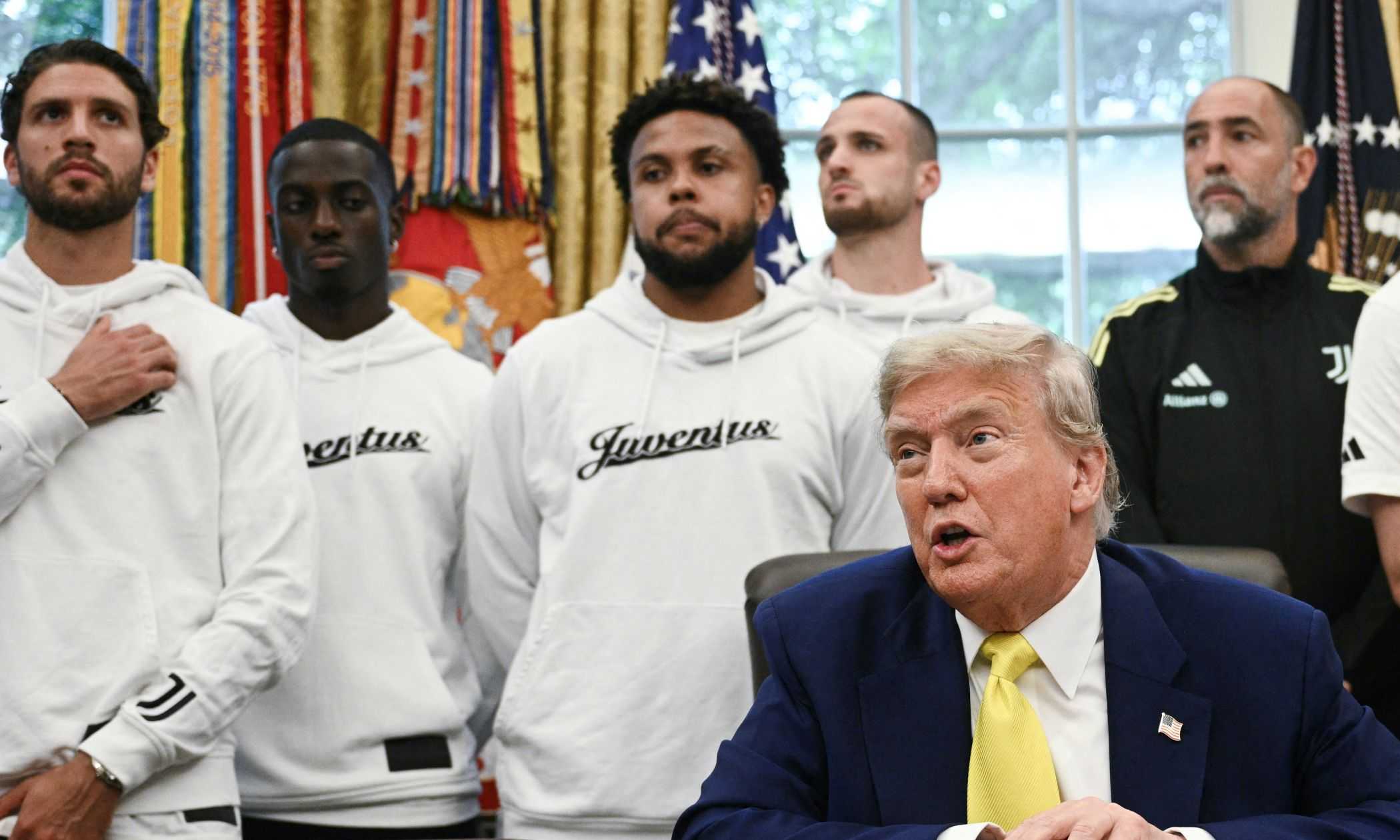 Juventus, Weah sulla visita da Trump: "Non è stato divertente, voglio solo giocare a calcio. Non abbiamo avuto scelta"